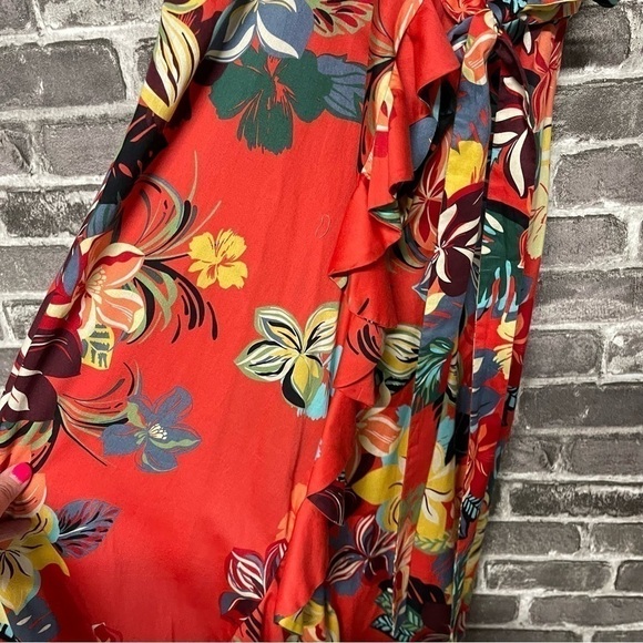 ALEXIS Janna Floral Wrap Dress red - Picture 8 of 14